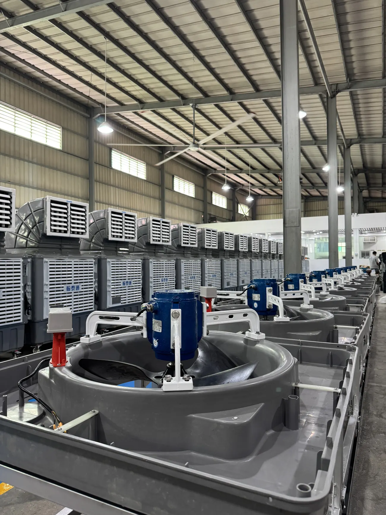Fan motor fitting area for Hantaitong evaporative air coolers